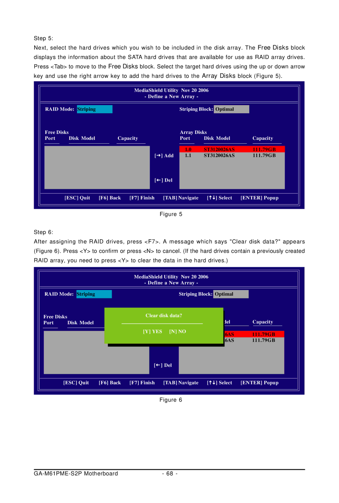 Gigabyte GA-M61PME-S2P user manual Yes 