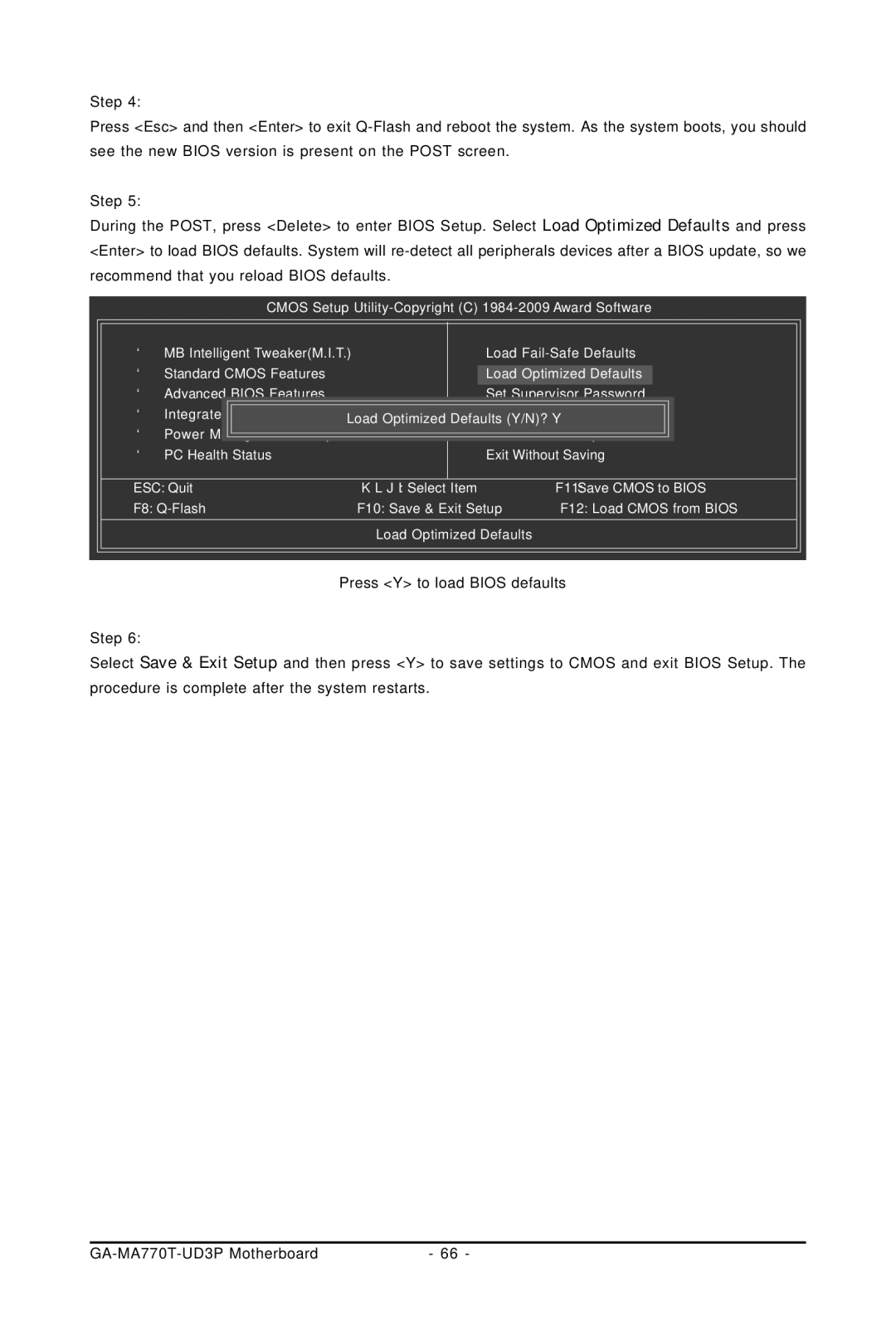 Gigabyte GA-MA770T-UD3P user manual 