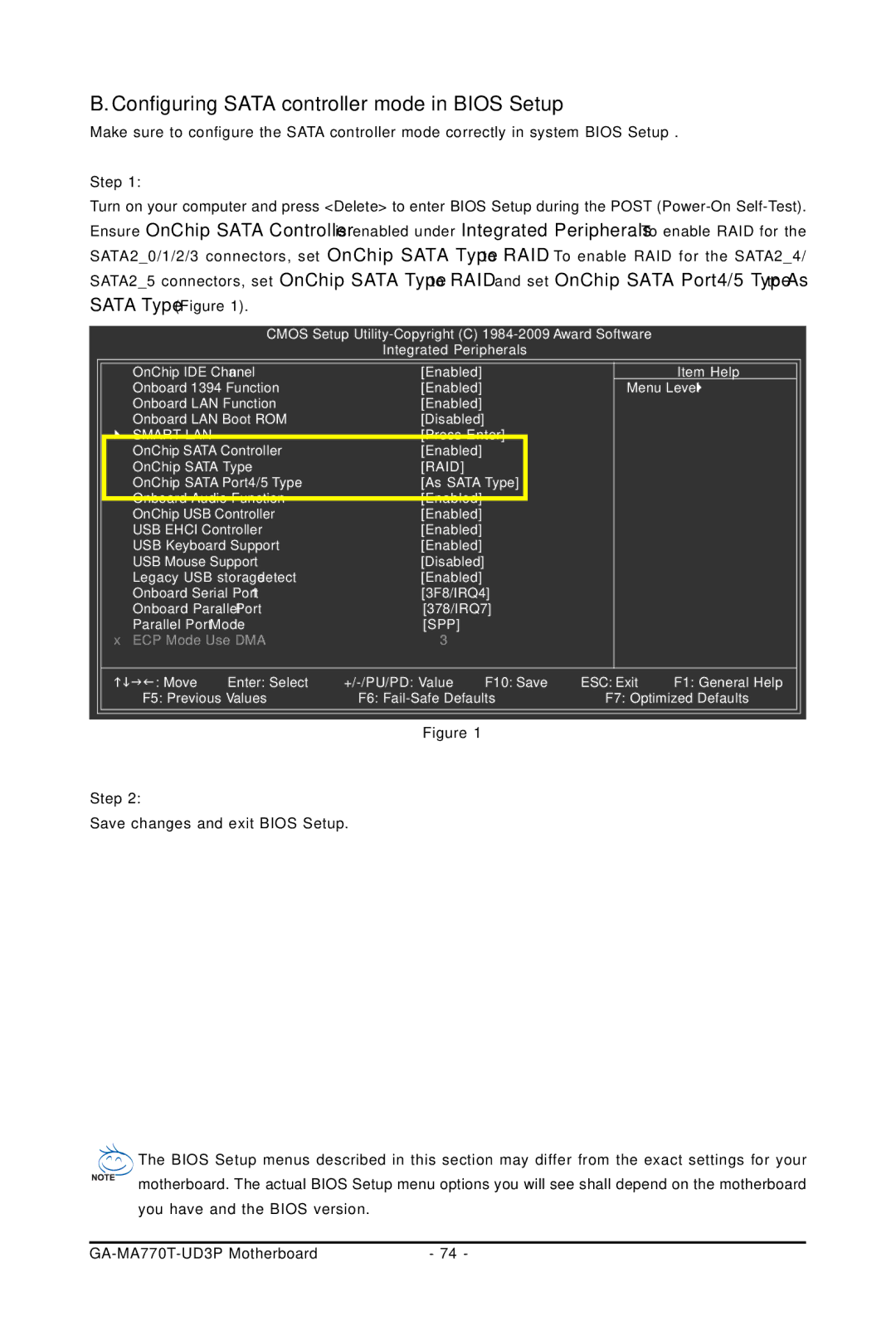 Gigabyte GA-MA770T-UD3P user manual Configuring Sata controller mode in Bios Setup, Raid 