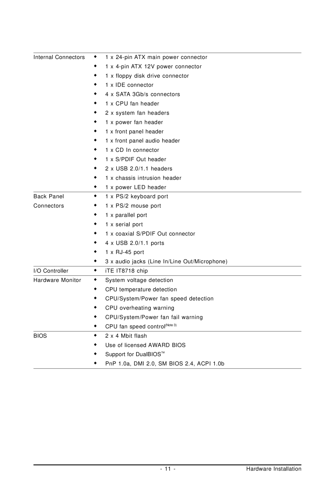 Gigabyte GA-P31-ES3G user manual Bios 