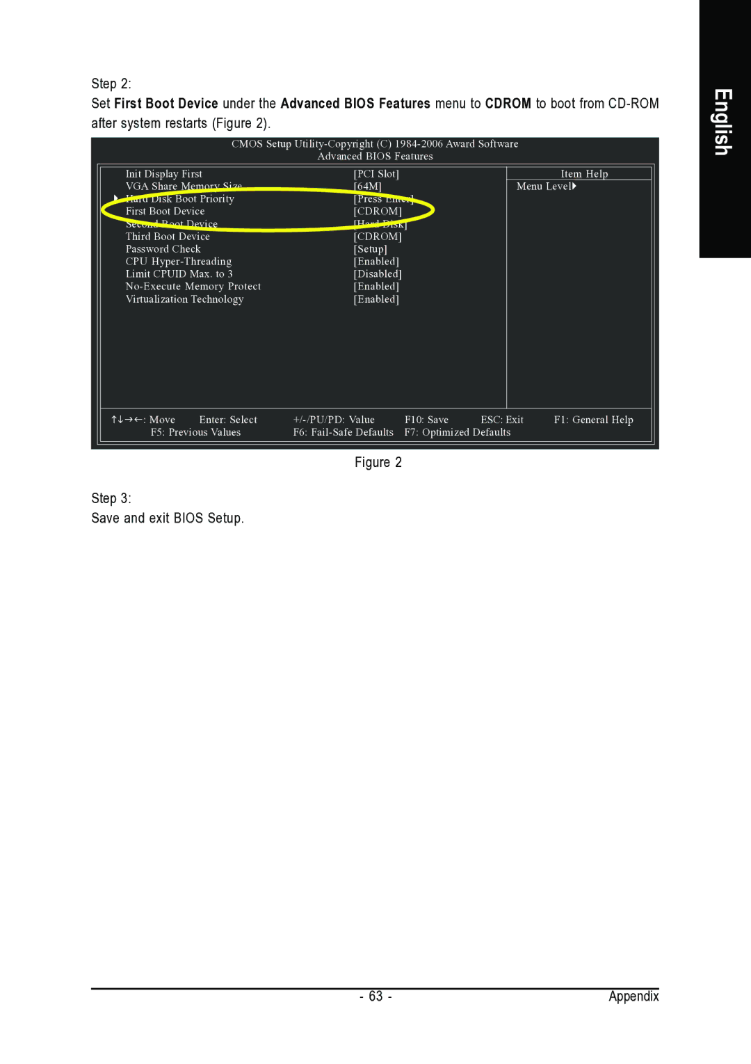 Gigabyte GA-VM800PMC user manual Step Save and exit Bios Setup 