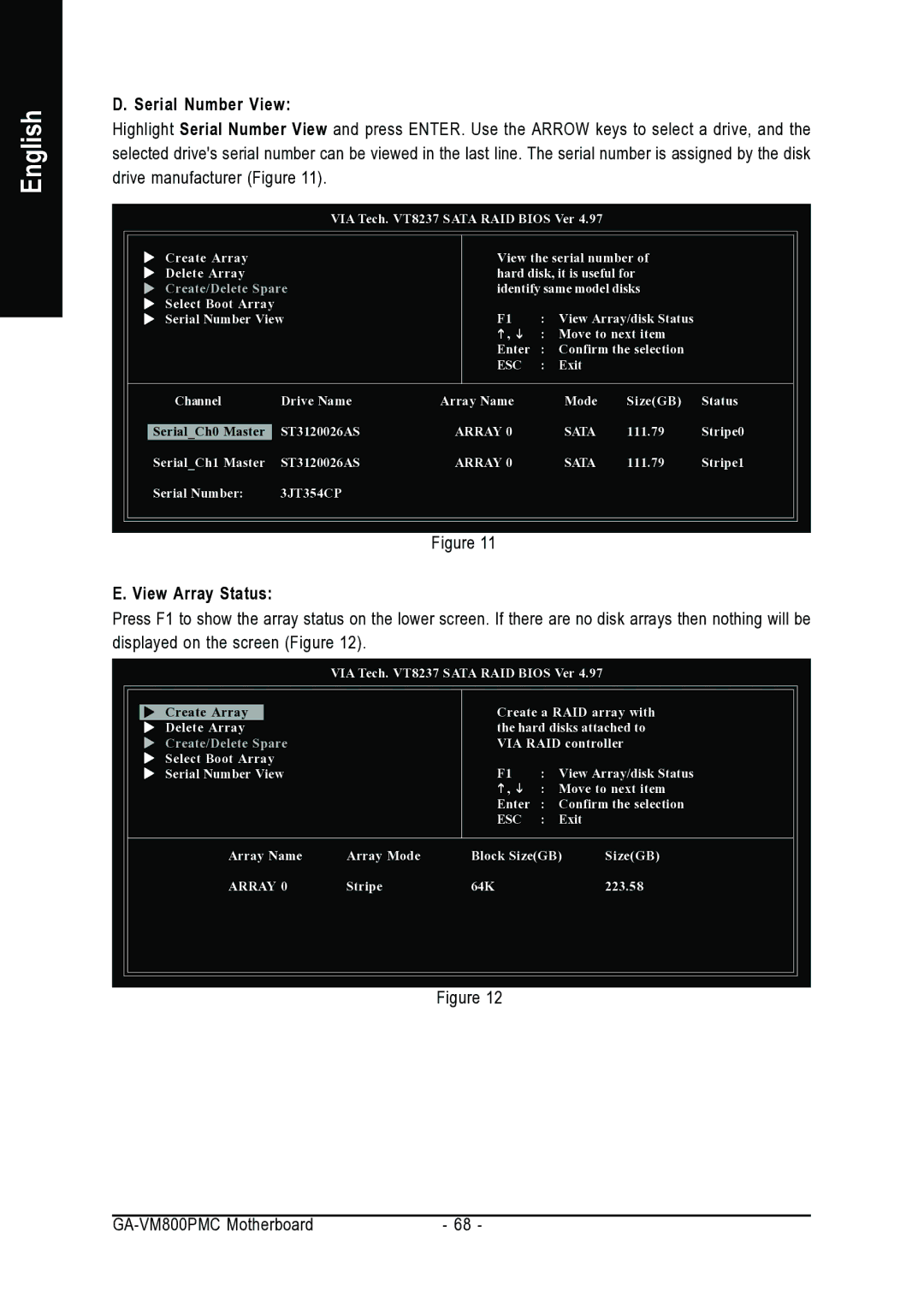 Gigabyte GA-VM800PMC user manual Serial Number View 