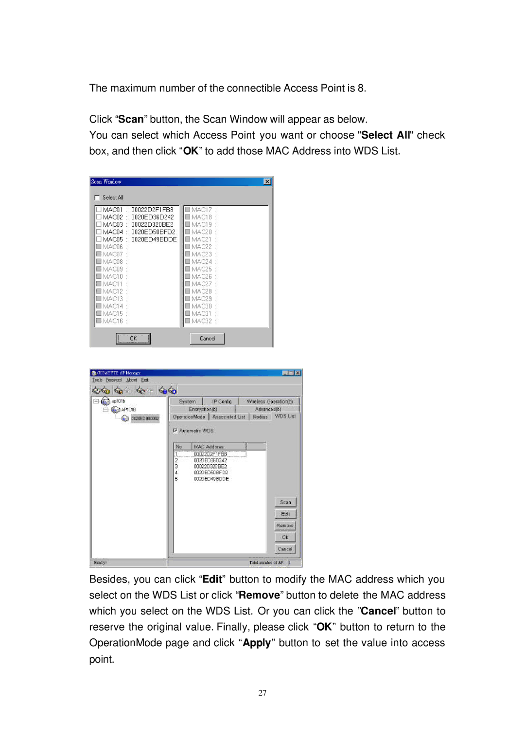 Gigabyte GN-AP101B manual 