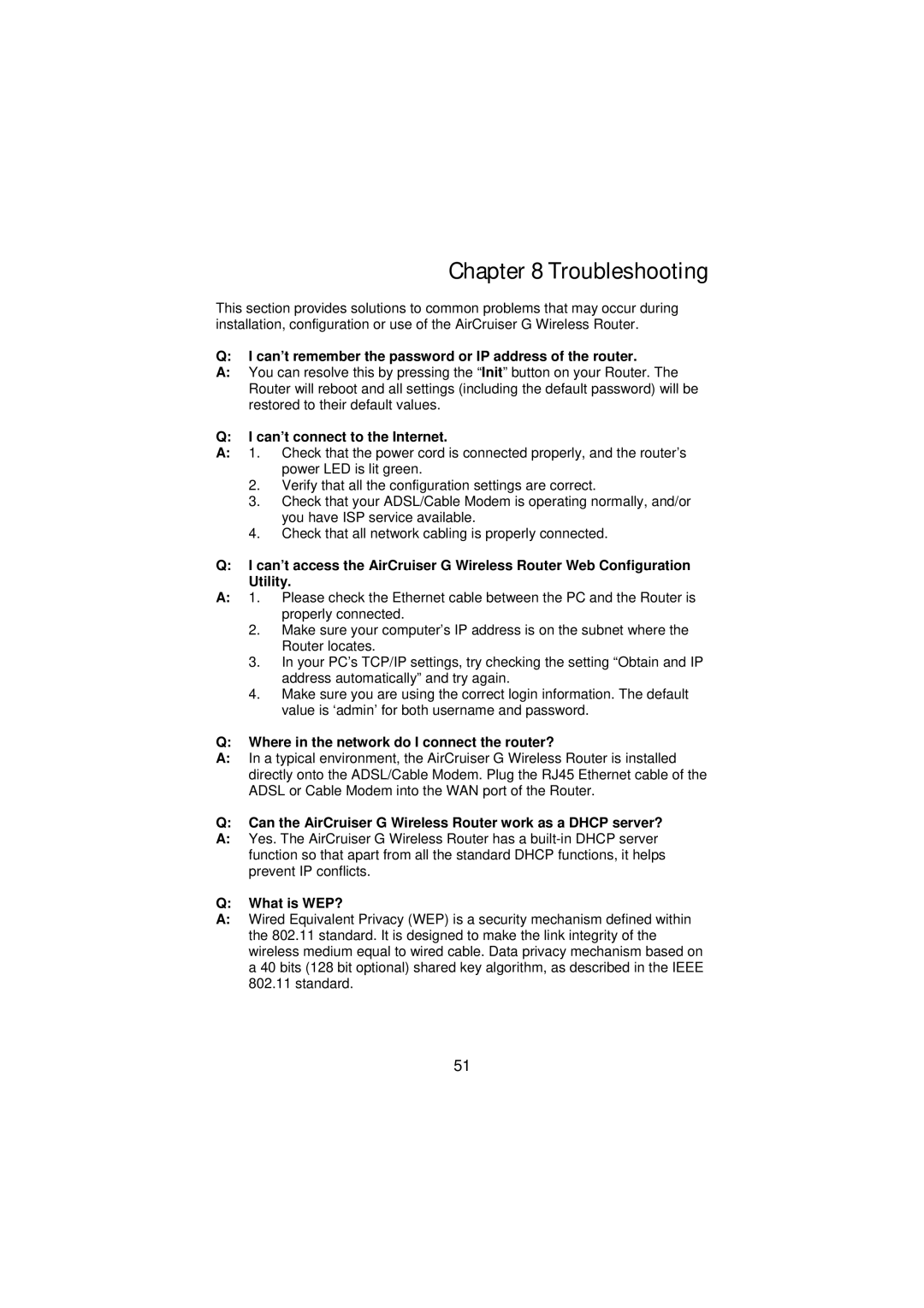 Gigabyte GN-BR01G manual Troubleshooting 