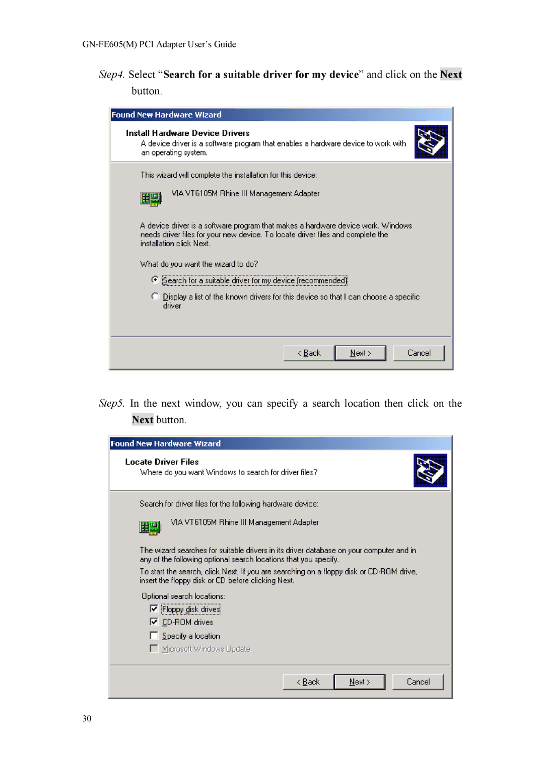 Gigabyte manual GN-FE605M PCI Adapter User’s Guide 