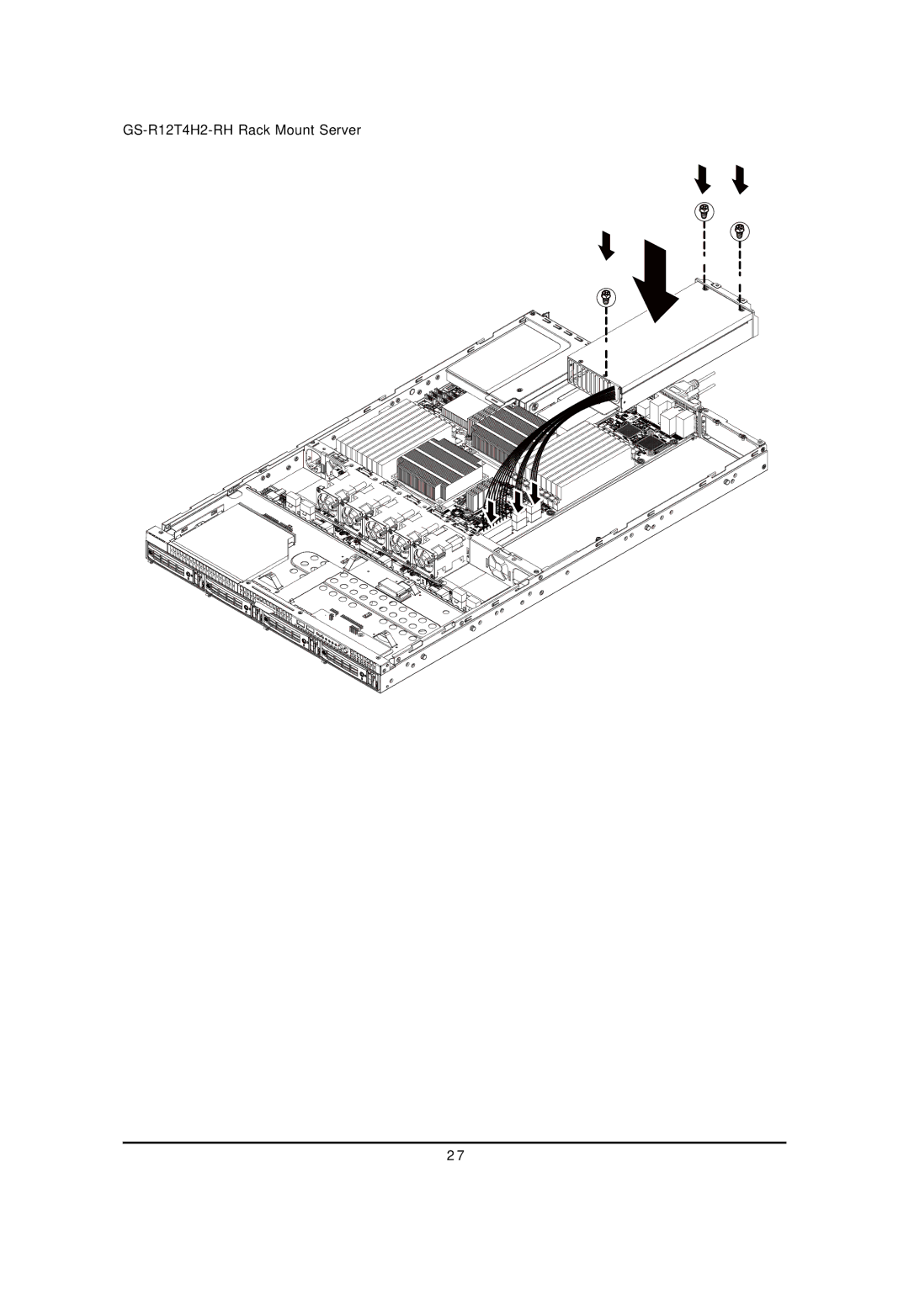 Gigabyte manual GS-R12T4H2-RH Rack Mount Server 