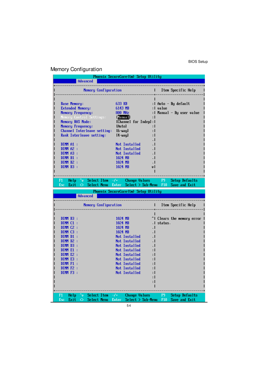 Gigabyte GS-R12T4H2-RH manual Memory Configuration 