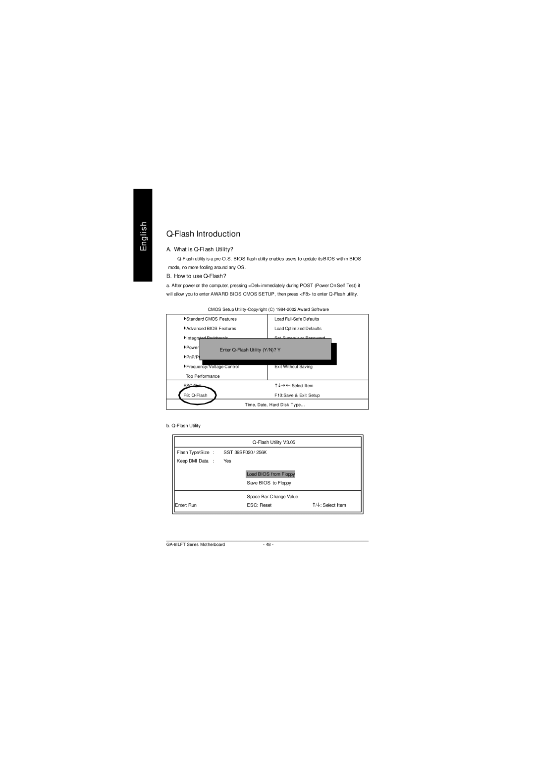 Gigabyte P4 Titan-DDR Motherboard, GA-8ILFT user manual Flash Introduction, What is Q-Flash Utility?, How to use Q-Flash? 