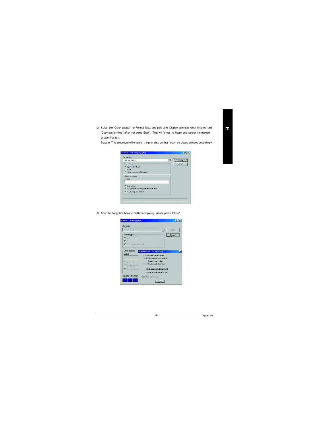 Gigabyte GA-8ILFT, P4 Titan-DDR Motherboard user manual Appendix 