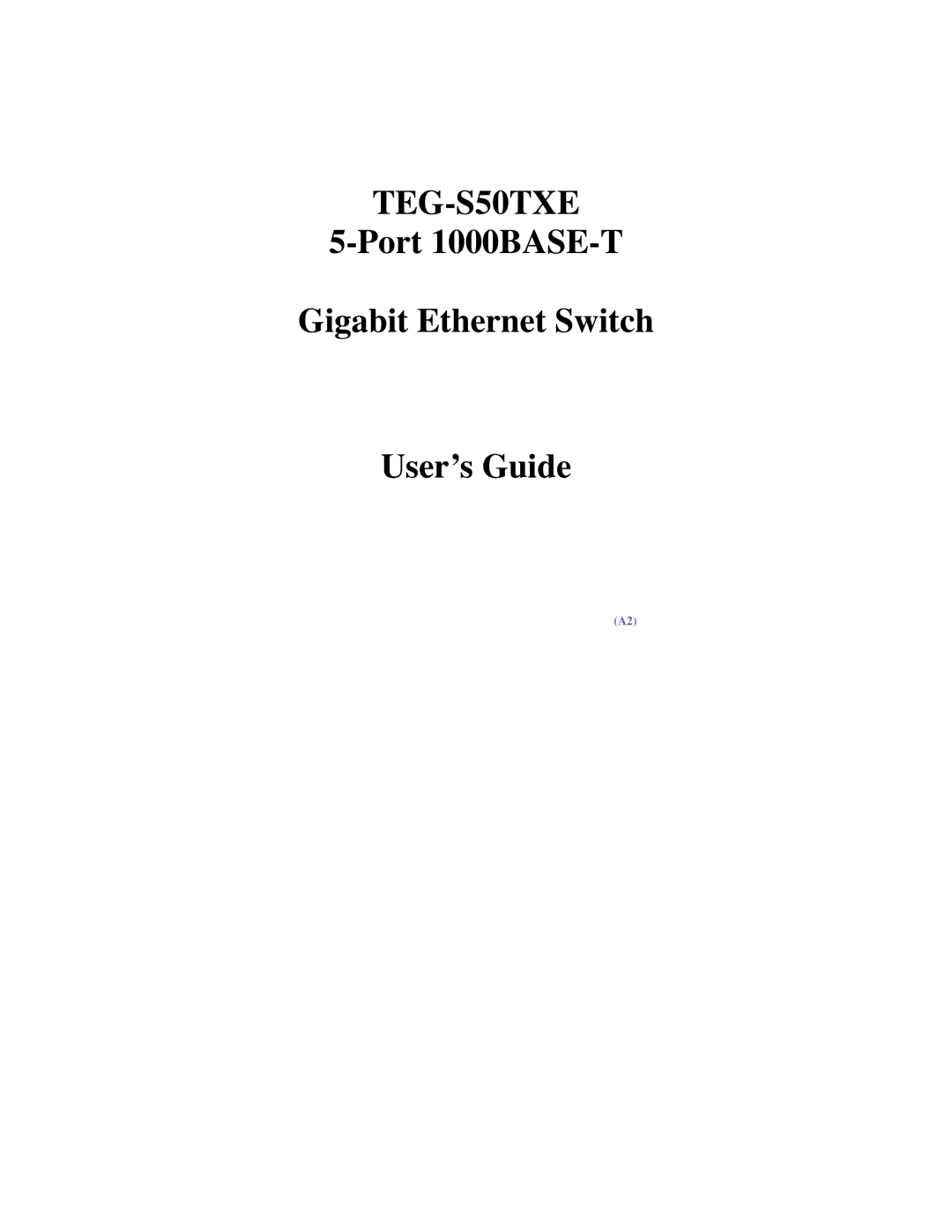 Gigabyte TEG-S50TXE manual 