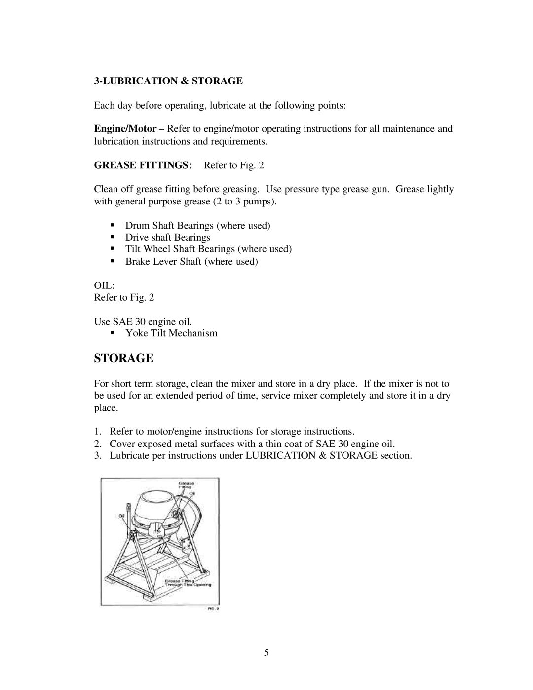 Gilson 59015C manual Lubrication & Storage 