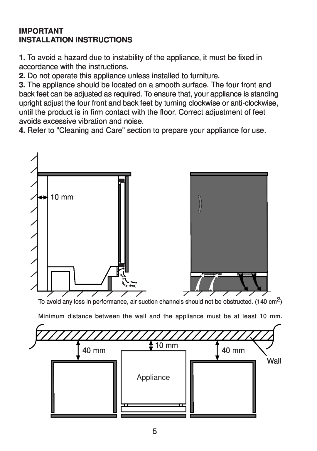 Glen Dimplex Home Appliances Ltd BE813 manual Installation Instructions 