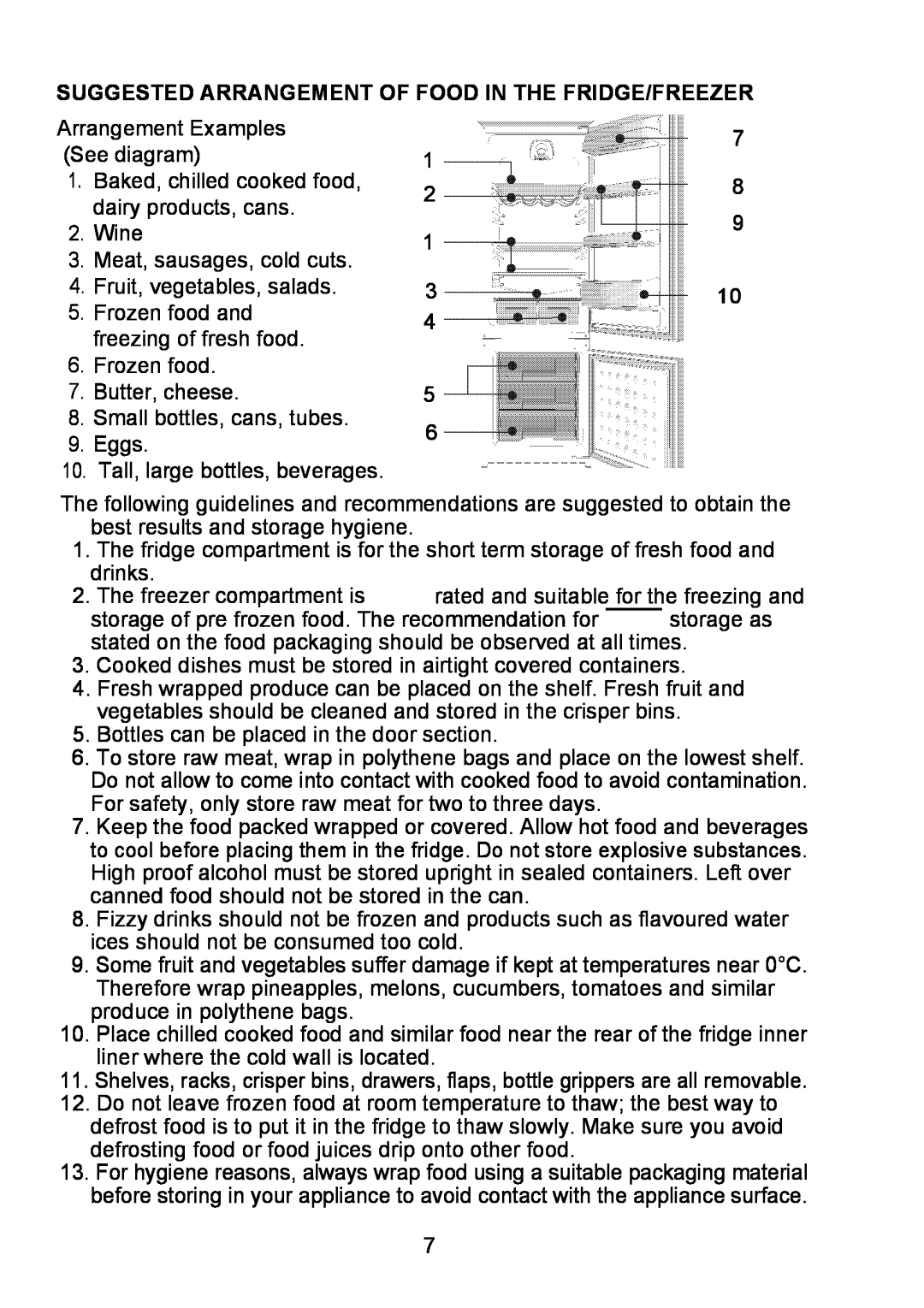 Glen Dimplex Home Appliances Ltd BE815 manual Arrangement Examples See diagram 