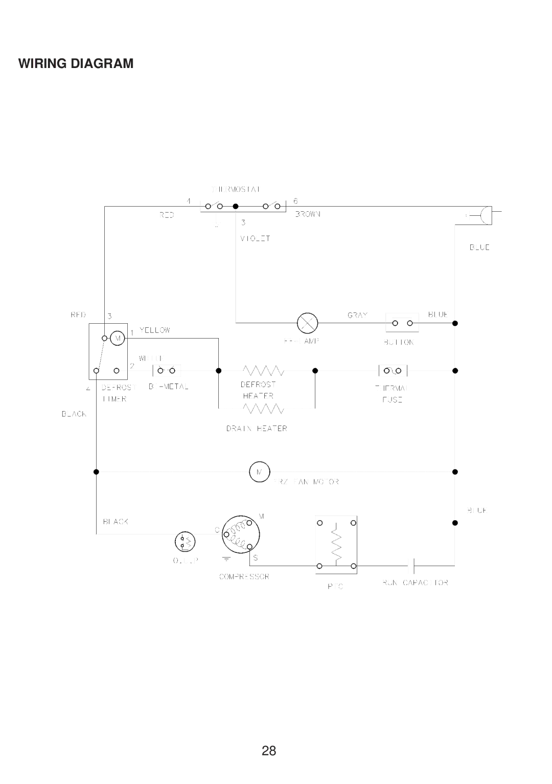 Glen Dimplex Home Appliances Ltd BE817 manual Wiring Diagram 