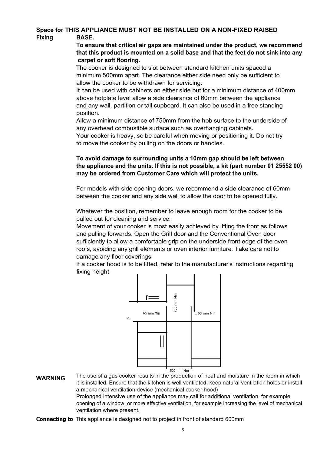 Glen Dimplex Home Appliances Ltd GT 756, GT 755 manual Base 