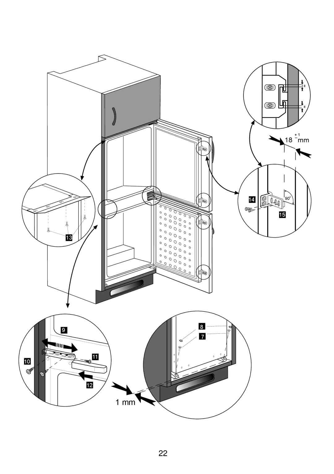 Glen Dimplex Home Appliances Ltd IFF5050 manual 18 mm 