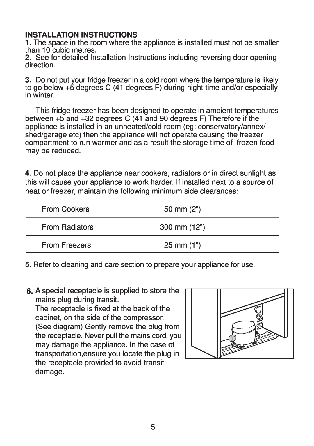 Glen Dimplex Home Appliances Ltd IFF5050 manual Installation Instructions 