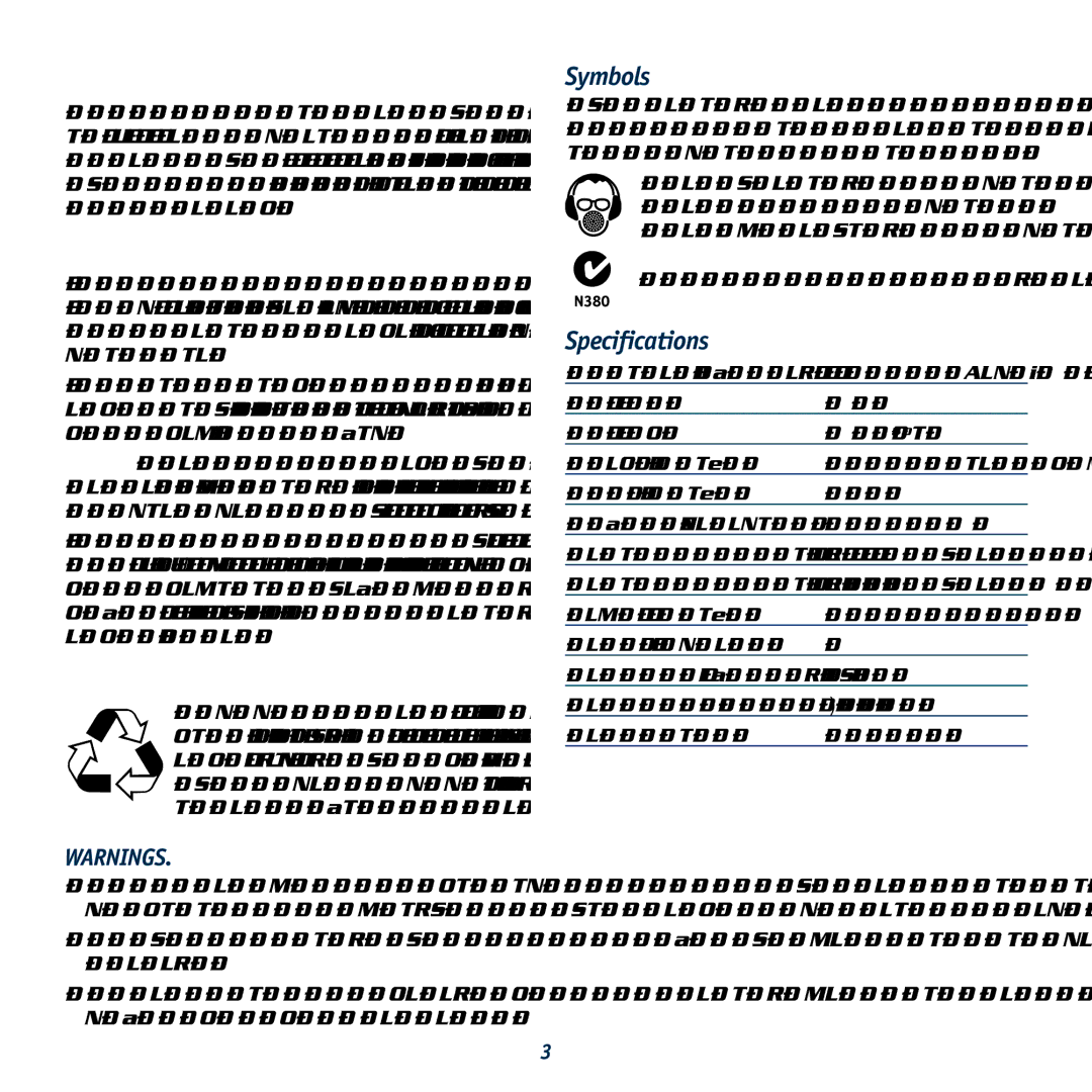 Global Machinery Company 040521 ED8 PR instruction manual Symbols, Specifications 