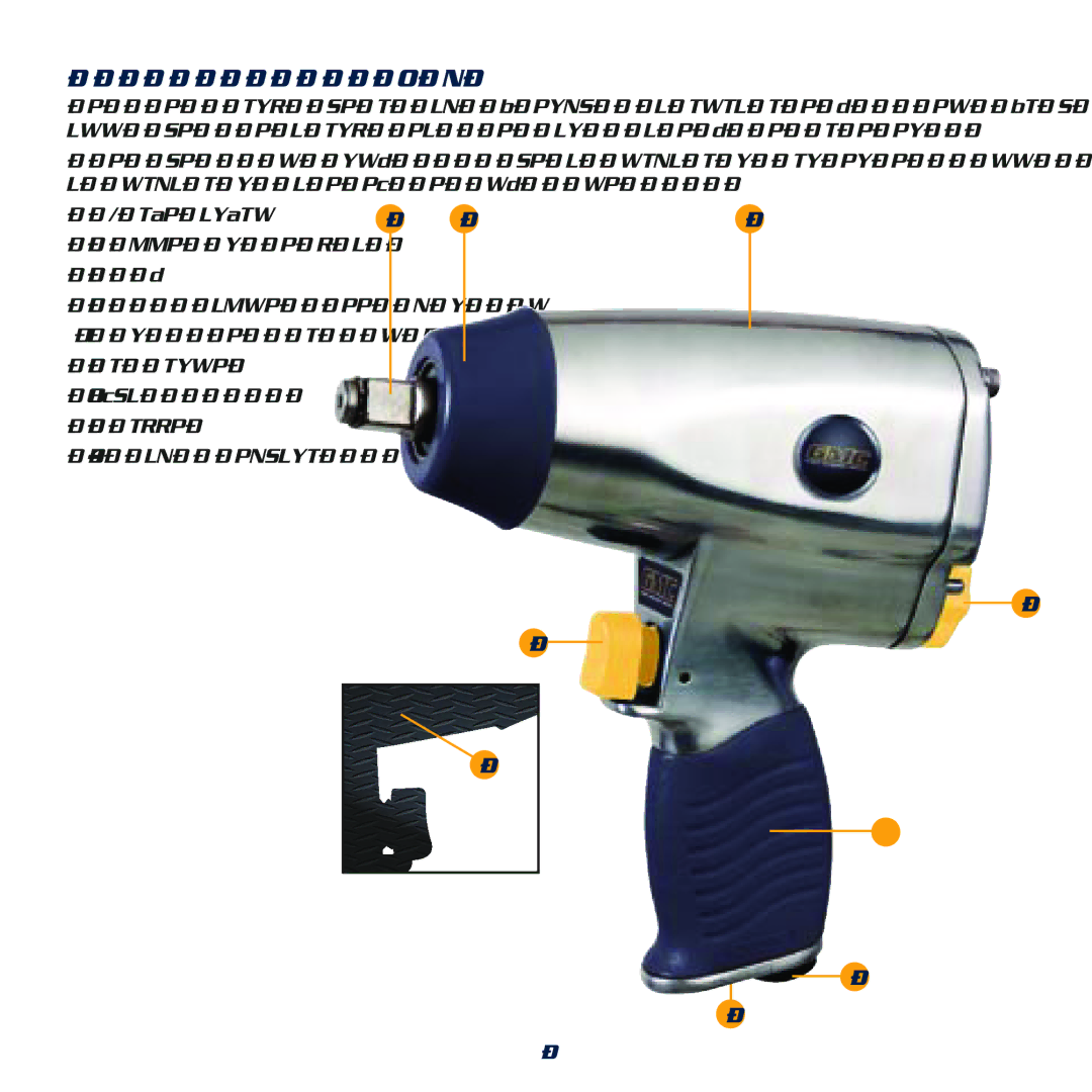 Global Machinery Company ATIW1, ATI2K instruction manual Know your product, Drive anvil 