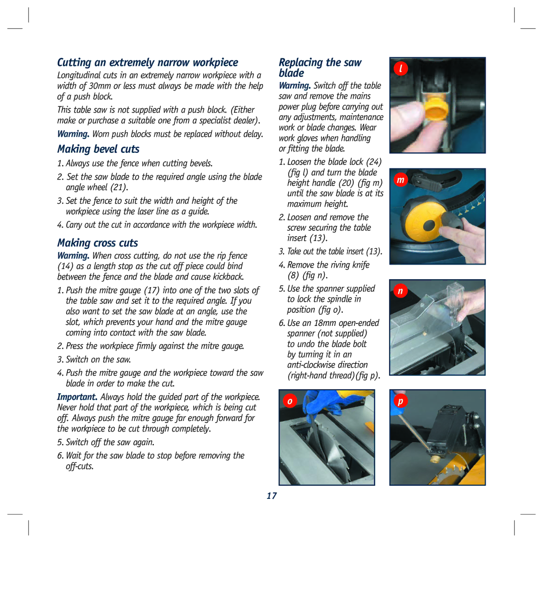 Global Machinery Company LS250TS2000W Cutting an extremely narrow workpiece, Making bevel cuts, Making cross cuts 