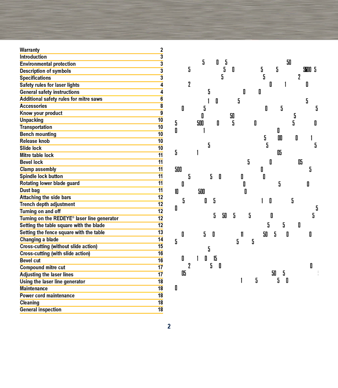 Global Machinery Company LSM210A instruction manual Contents 