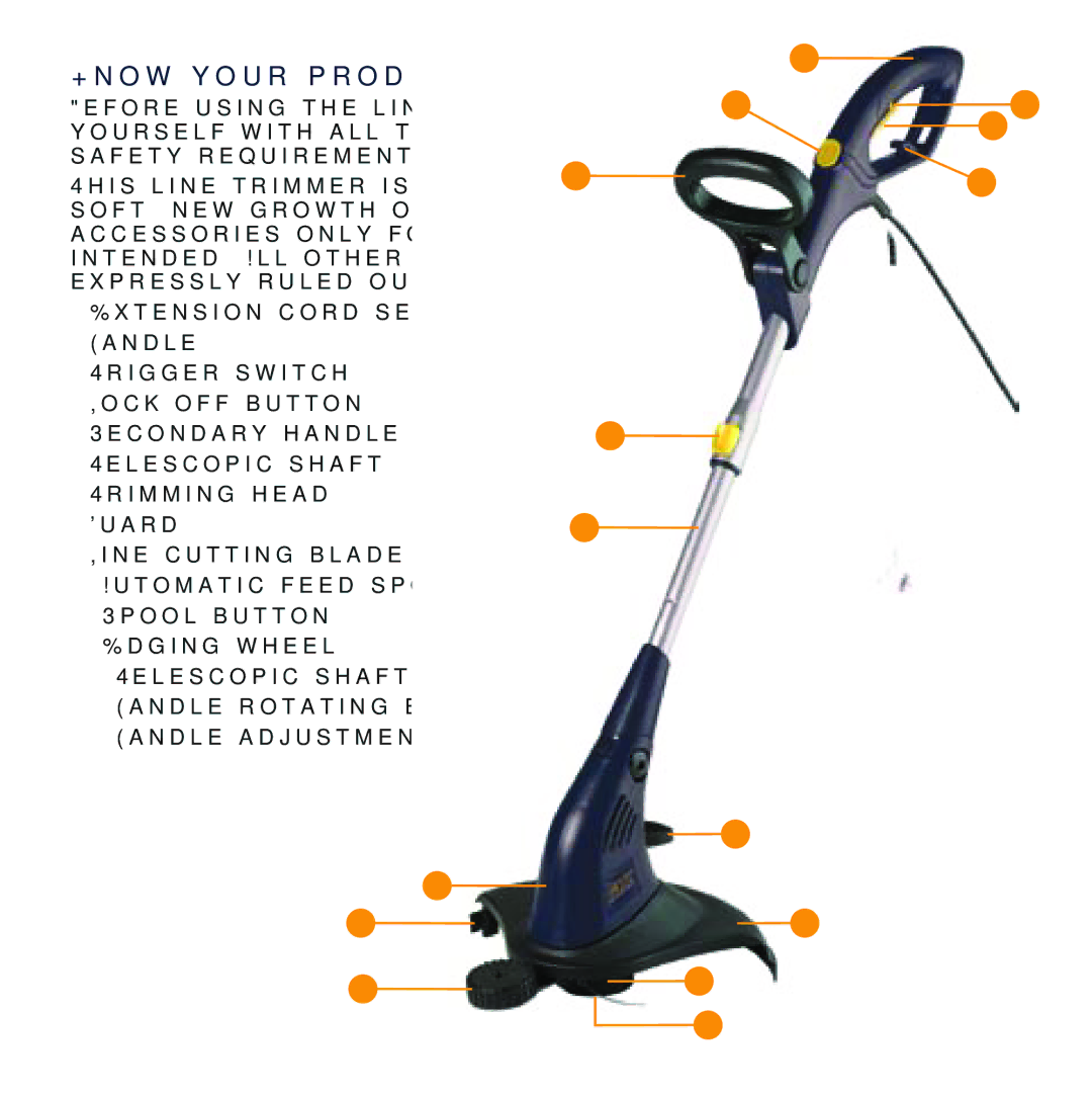 Global Machinery Company LT550 instruction manual Know your product 