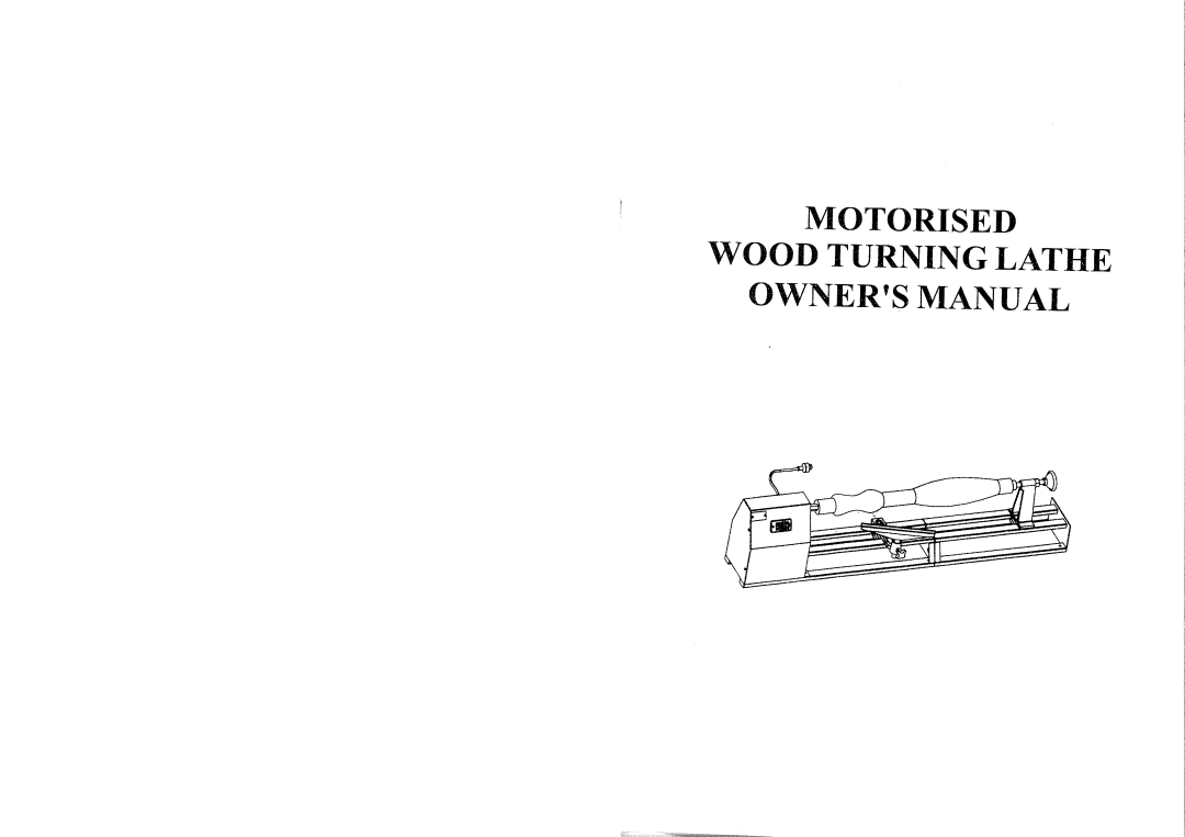 Global Machinery Company ML10001 manual 