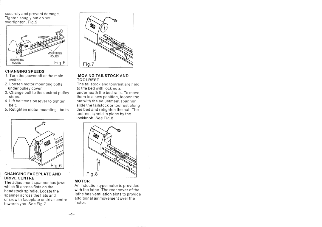 Global Machinery Company ML10001 manual 