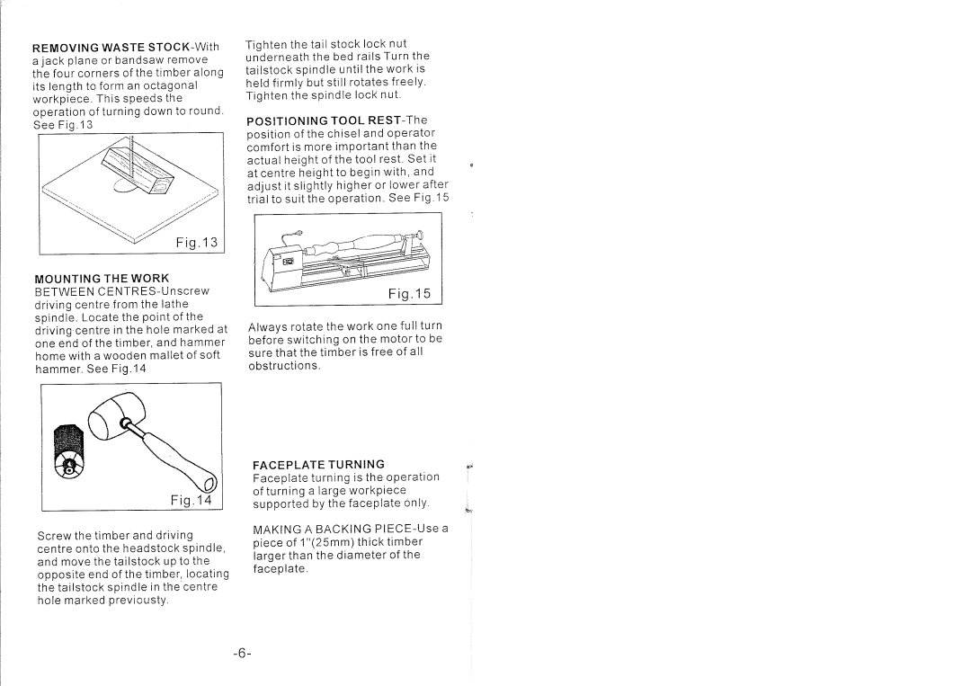 Global Machinery Company ML10001 manual 