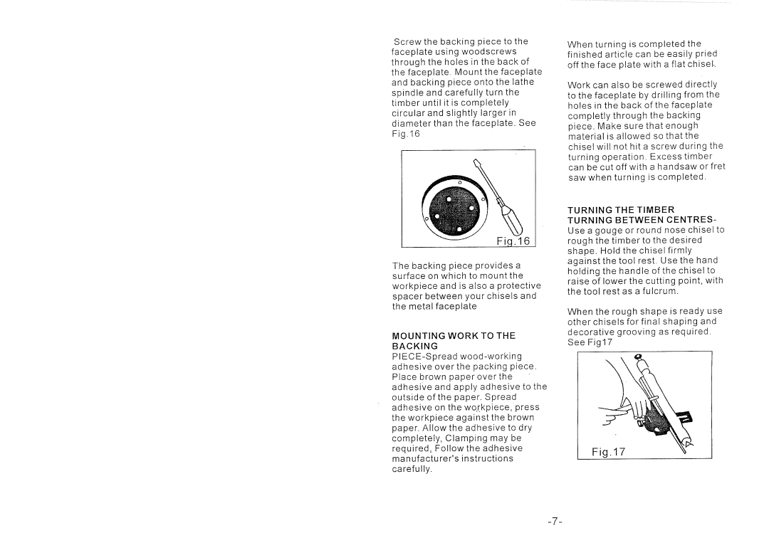 Global Machinery Company ML10001 manual 