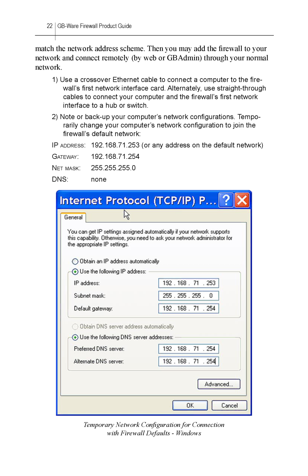 Global Technology Associates GBWA200501-01 manual GB-Ware Firewall Product Guide 