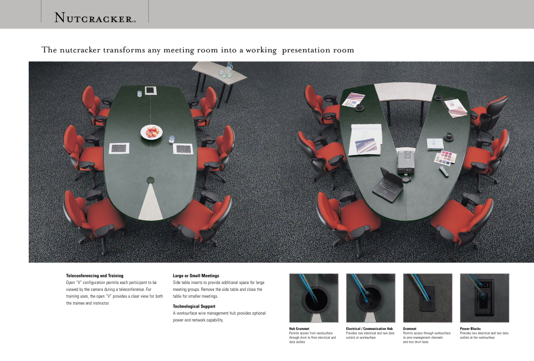 Global Upholstery Co 12, 10 specifications Teleconferencing and Training, Large or Small Meetings, Technological Support 