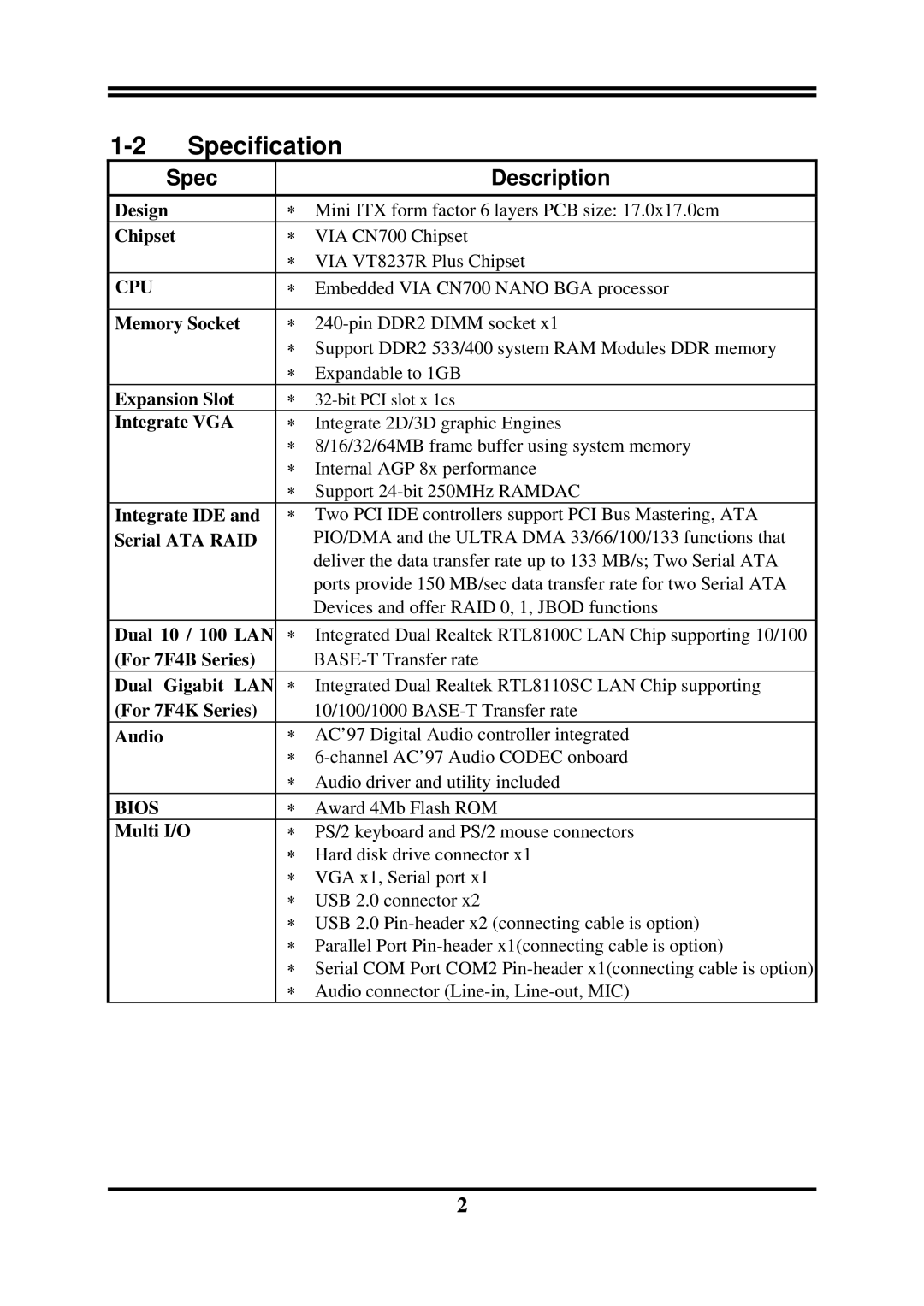 Global Upholstery Co 2807840 user manual Specification 