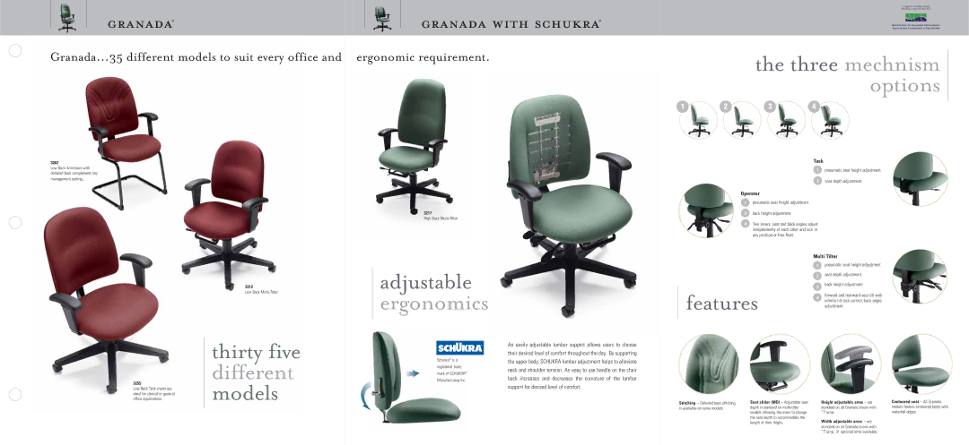 Global Upholstery Co 3106-7, 3108-4, 3105-1, 3212 Adjustable, Granada Granada with schukra, 3217, Width adjustable arms are 