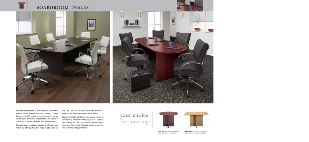 Global Upholstery Co Boardroom Tables specifications boardroom tables, your choice for meetings 