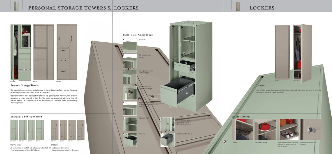 Global Upholstery Co Filing & Storage Lockers, personal storage towers & lockers, Built to last, Check it out 