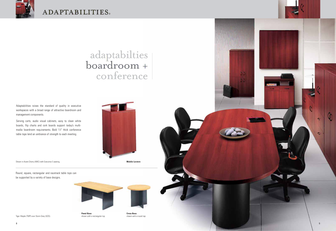 Global Upholstery Co Indoor Furniture manual Adaptabilties boardroom + conference 