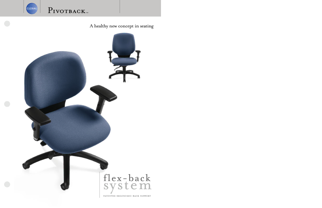 Global Upholstery Co Pivotback specifications System 