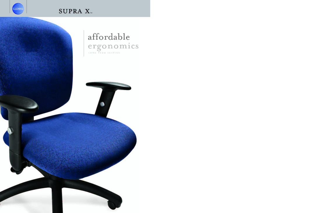 Global Upholstery Co Supra X manual Affordable ergonomics 