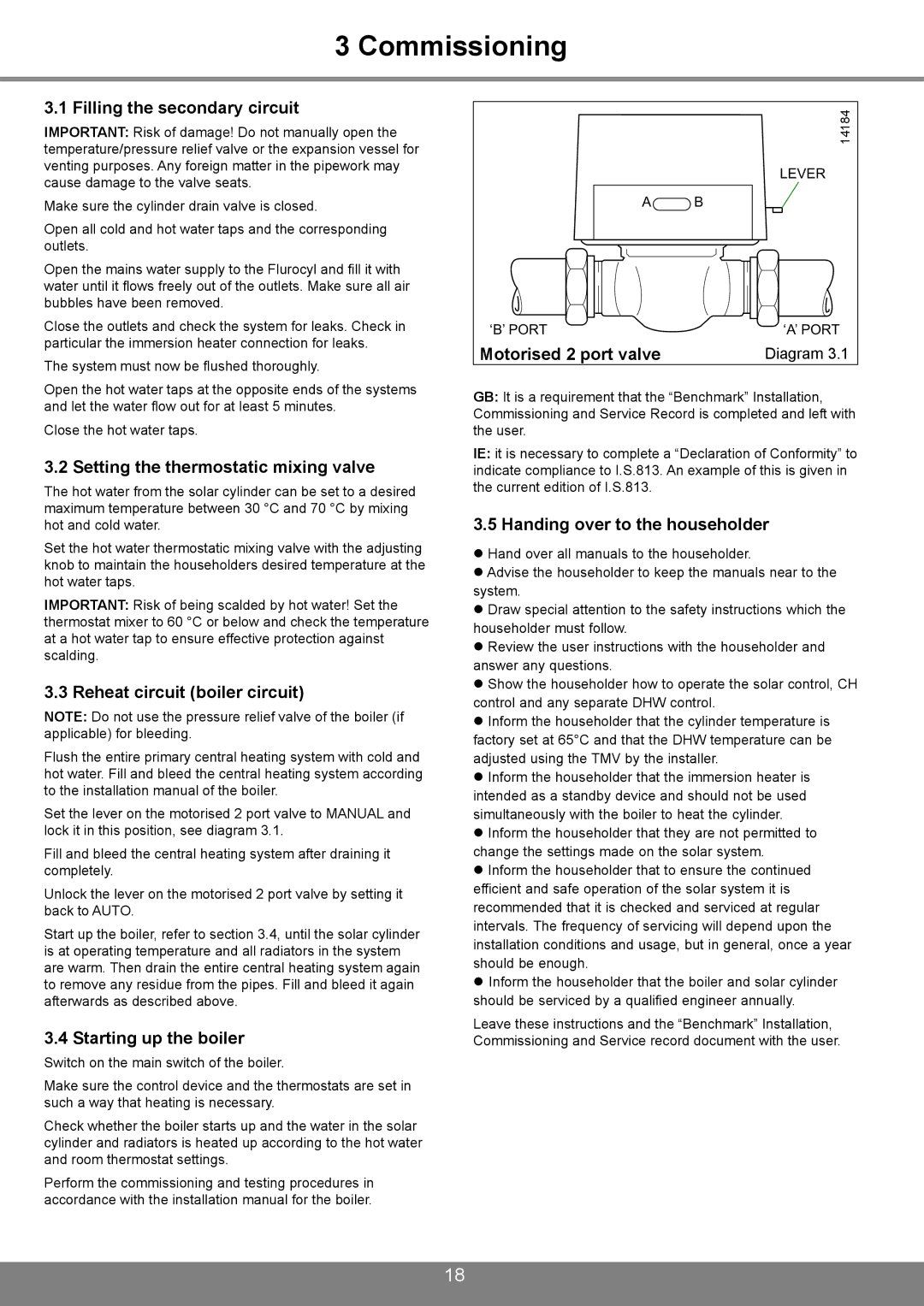 Glowworm Lighting 250 I, 300 I, 200 I manual Commissioning 