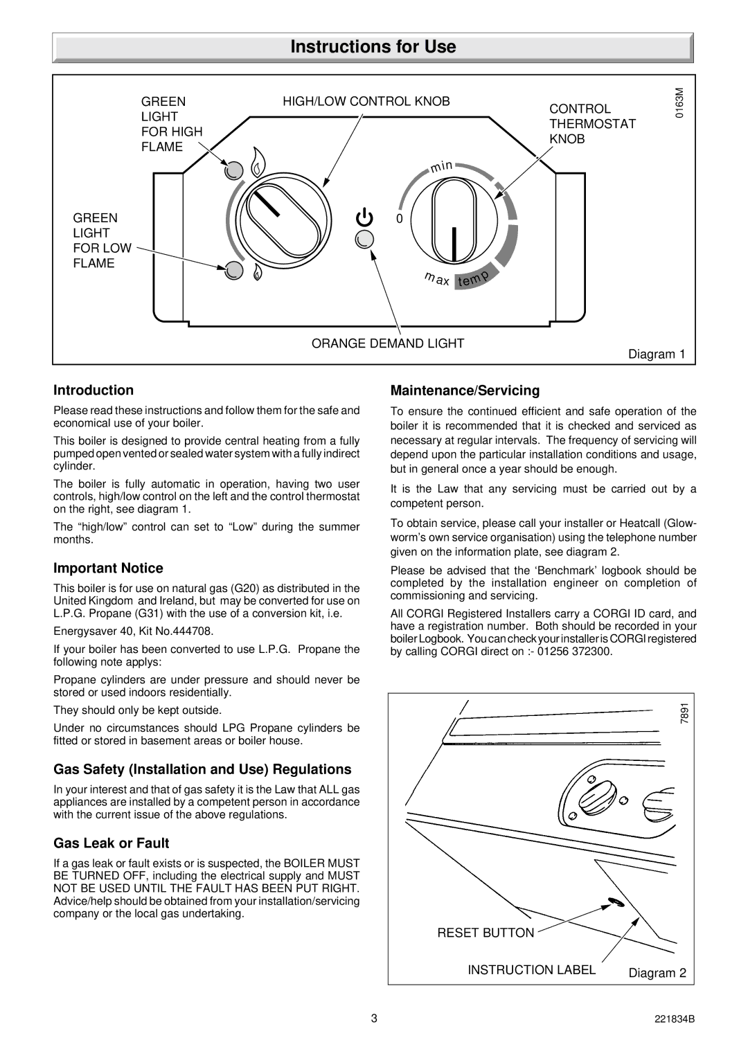 Glowworm Lighting 40 manual Instructions for Use 