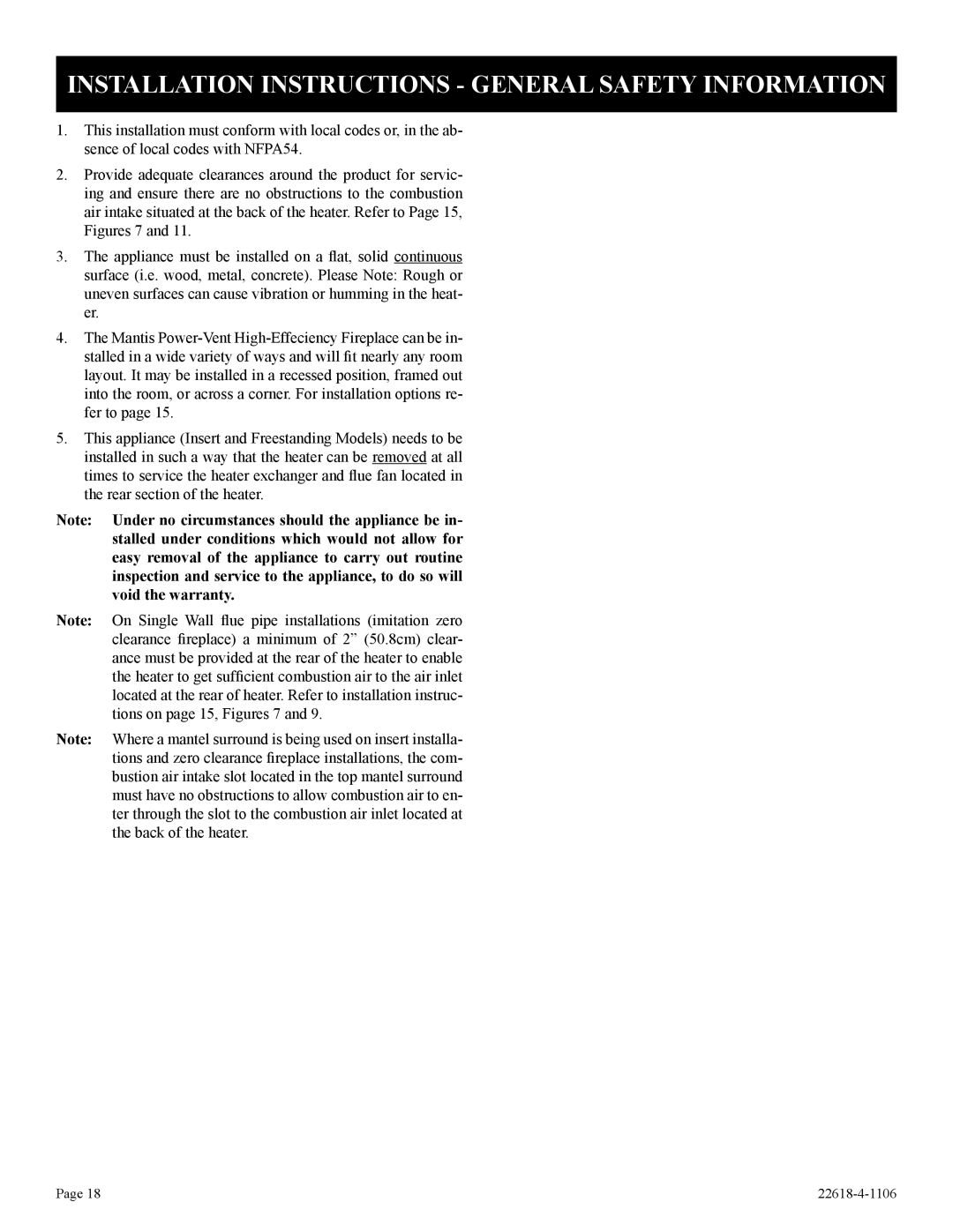 GN National Electric PV-28SV50, PV-28SV55, GN, BP)-1, GP)-1, CP Installation Instructions General Safety Information 