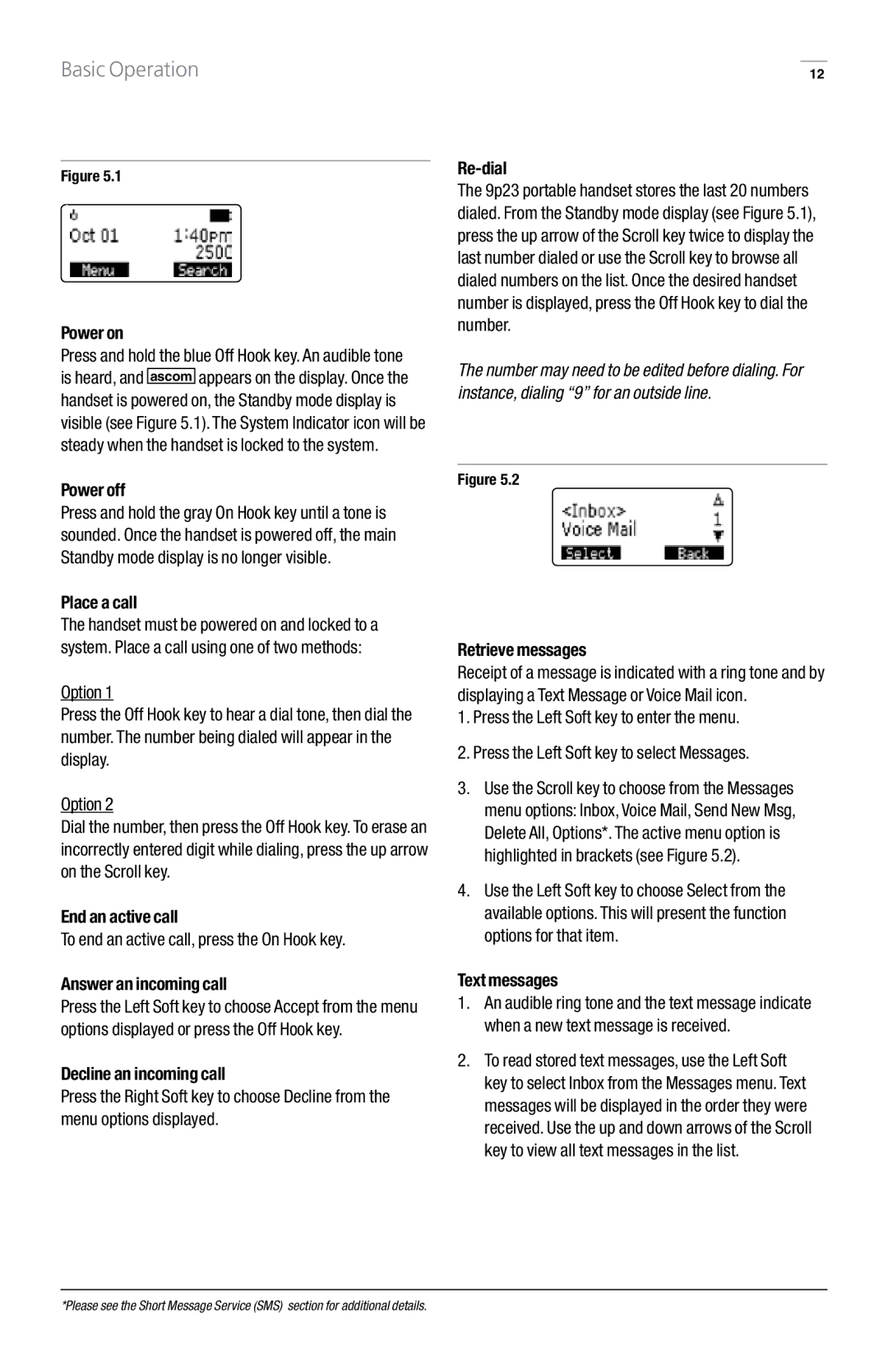 GN Netcom 9p23 manual Basic Operation 