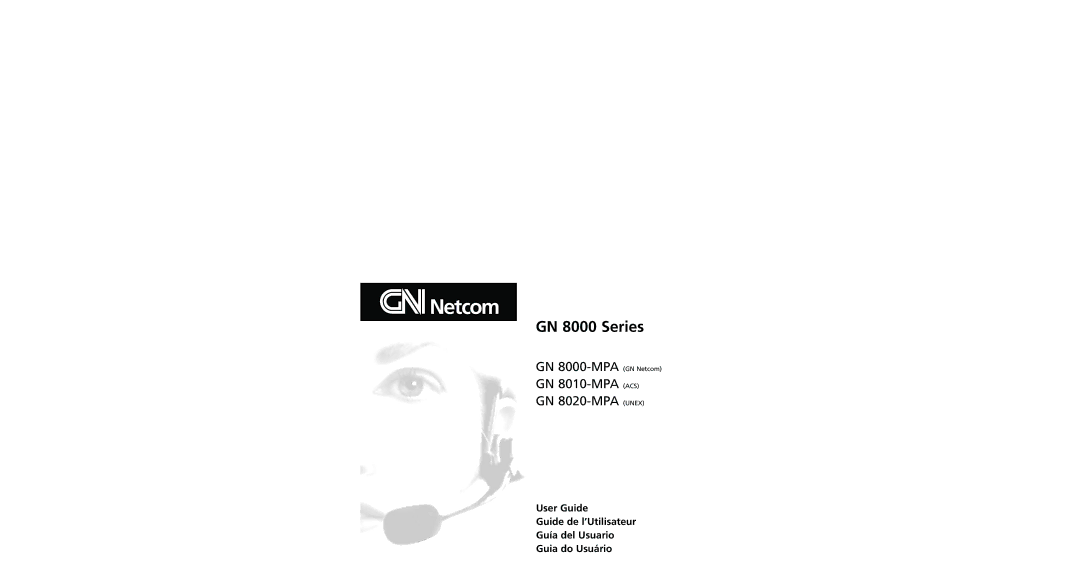 GN Netcom GN 8020-MPA, GN 8010-MPA, GN 8000-MPA manual GN 8000 Series 