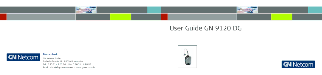 GN Netcom manual User Guide GN 9120 DG 