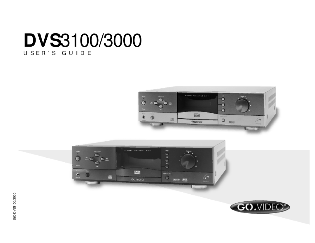 Go-Video manual DVS3100/3000 