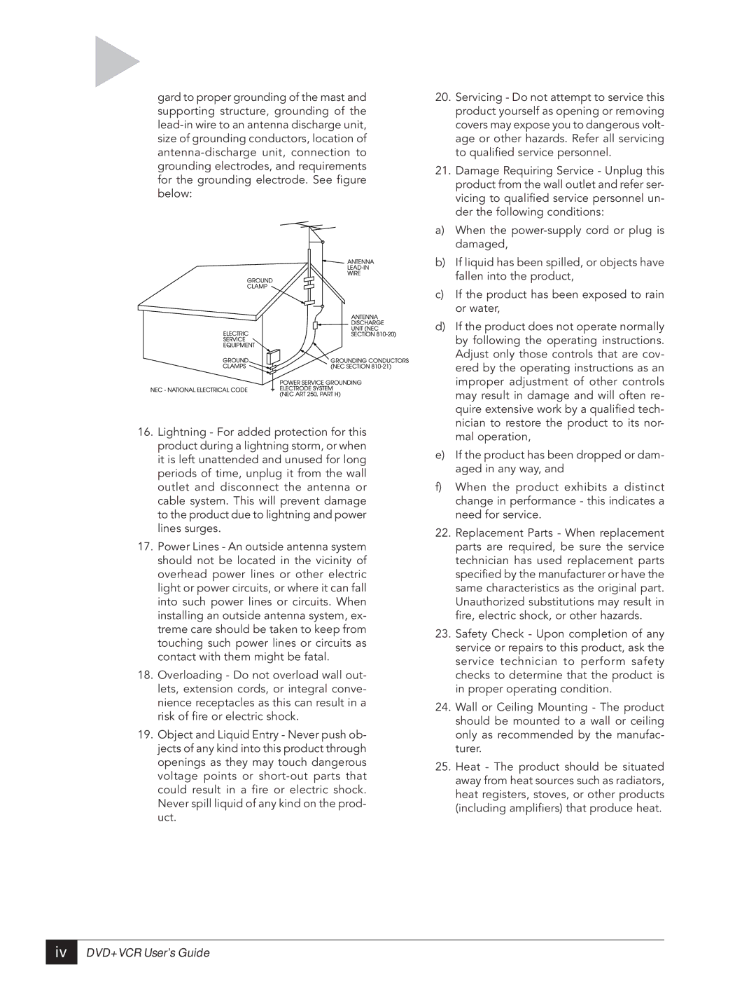 Go-Video DVR 4550 manual DVD+VCR User’s Guide 