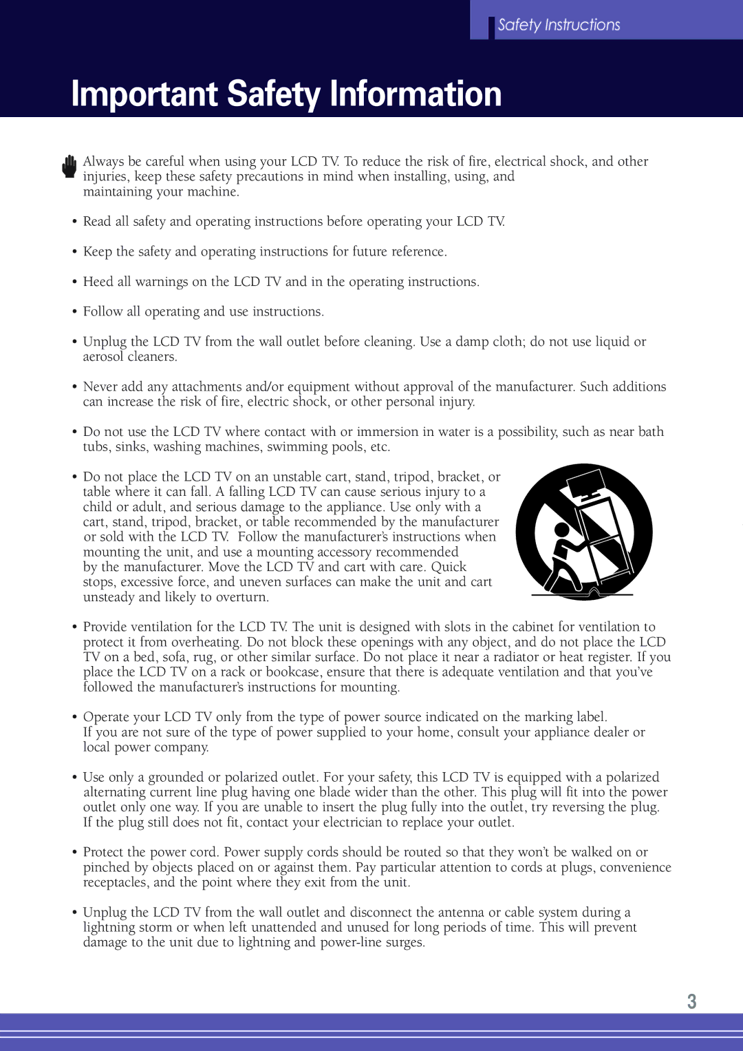 Go-Video TW1730 manual Important Safety Information 