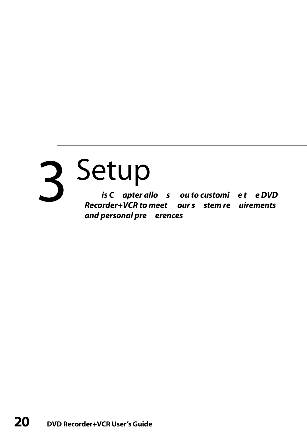 Go-Video VR3845 manual Setup 