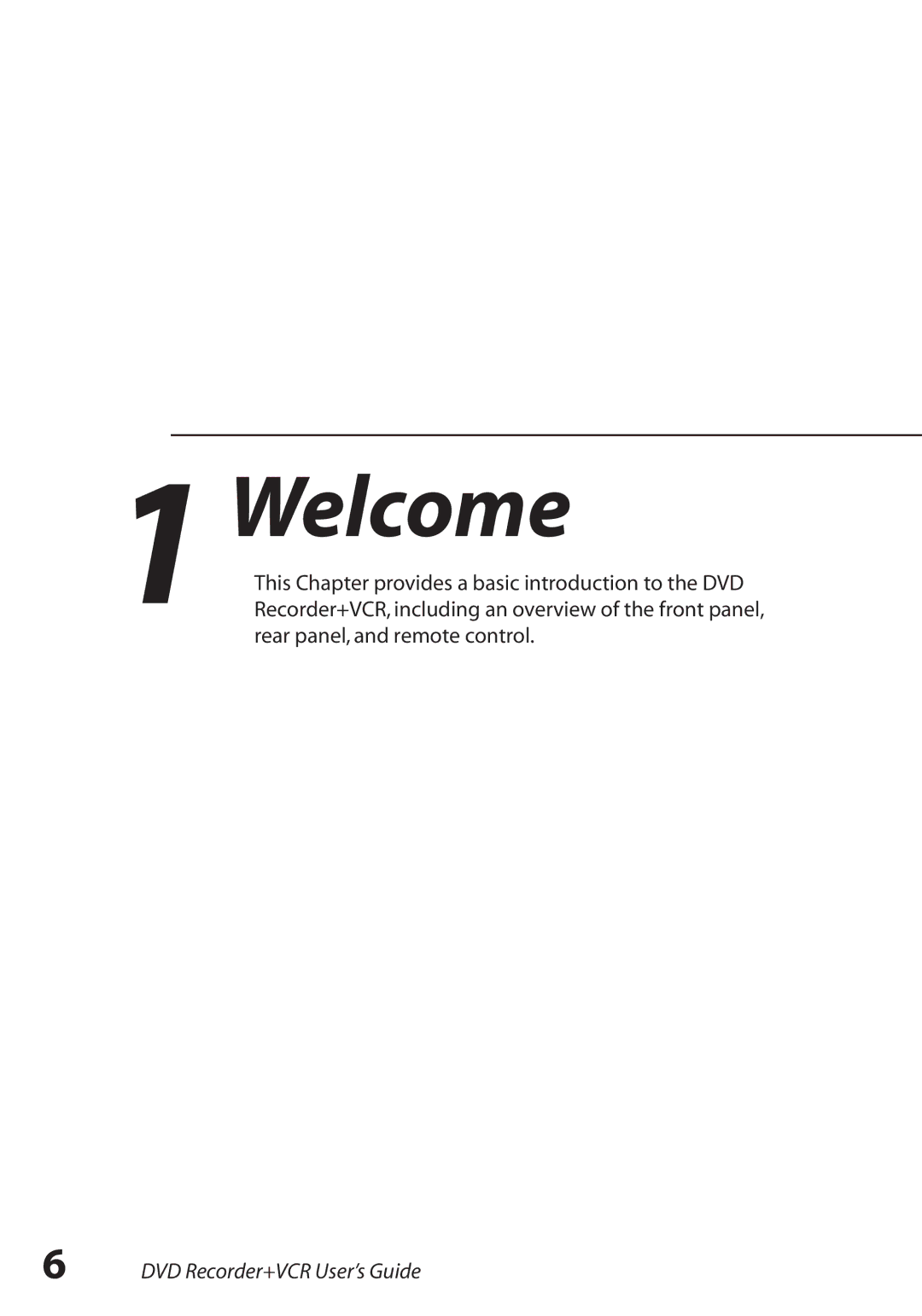 Go-Video VR3845 manual Welcome 